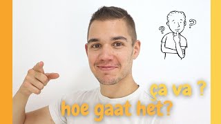 Hoe gaat het 🤔 vocabulaire néerlandais pour débutantsDemander quotcomment ça vaquot en néerlandais🇧🇪🇳🇱 [upl. by Glennon]