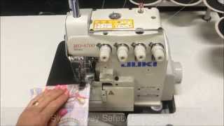 Juki MO6714S Industrial 4 Thread Overlocker By Sewing Machines Australia SMA [upl. by Ennairol]