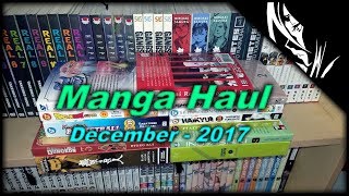 Manga Haul  December 2017  Sustain The Industry [upl. by Ahtebat]