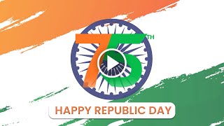 Happy 75th Republic Day  InfraMarket [upl. by Schrader]