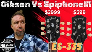 Gibson ES335 Vs Epiphone ES335 Is the Gibson worth the extra [upl. by Corey]