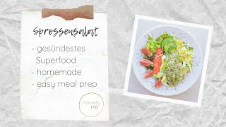 So machst du den perfekten SuperfoodSprossenSalat in 3min [upl. by Ciel]