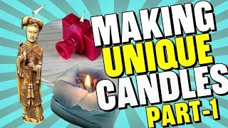 How To Make Unique Candles Tutorial [upl. by Geldens]