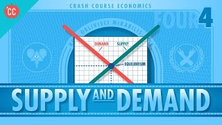 Supply and Demand Crash Course Economics 4 [upl. by Aneleairam]