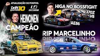 HIGA DE 370Z E AE86 RESULTADOS DMEC UD E MEGA BRASIL NA DRIFT MASTERS  HOMENAGEM MARCELINHO [upl. by Odilia]