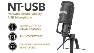 Introducing the new NTUSB microphone [upl. by Allerus]