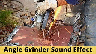 Angle Grinder Sound Effect  with Video [upl. by Adnwahsor]