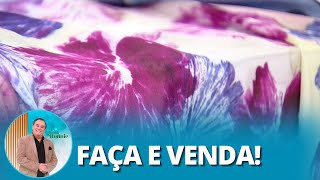 Artesanato Aprenda a fazer lenços floridos com saco plástico [upl. by Ocisnarf]