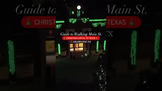 Guide to Walking Grapevines Main Street During the Holiday Season  Christmas Capital of Texas [upl. by Adnical]