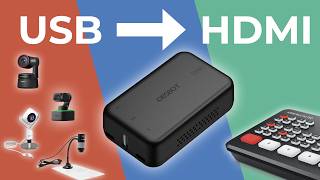 How to convert USB webcams to HDMI with the OBSBOT UVC Converter [upl. by Nillok]