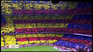 Amazing FC Barcelona Anthem Live at Camp Nou El Clasico El Cant del Barça [upl. by Auqenahc]