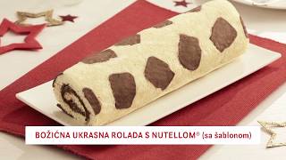 Nutella Recepti Bozicna Rolada [upl. by Eelime]