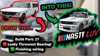 NASTY LUV Build EP 27 Throwout Bearing Issues  Finishing up Wiring [upl. by Alyel12]