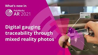 Digital gauging traceability through mixed reality photos [upl. by Schroder]