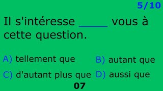 B1B2  10 FRENCH Grammar Questions  Medley N°11 of Grammar Exercises  FRENCH QUIZ [upl. by Iznik]