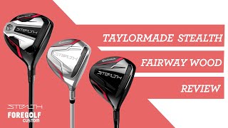 TaylorMade Stealth Fairway Wood Review  Fitting Information [upl. by Anor]