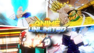 ANIME UNLIMITED ALL CHARACTERS SHOWCASE [upl. by Rusty]