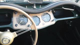 1955 MG TF 1500 dash and interior [upl. by Athalia794]