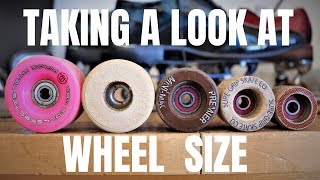 TAKING A LOOK AT ROLLER SKATE WHEEL SIZE dimensions [upl. by Lesde]