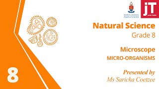 Gr 8 Natural Science  Micro Organisms  Microscope [upl. by Han]