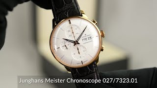 Junghans Meister Chronoscope 027732301 [upl. by Repsihw]