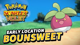 Pokemon Scarlet amp Violet BOUNSWEET Location Early Location [upl. by Rodavlas]