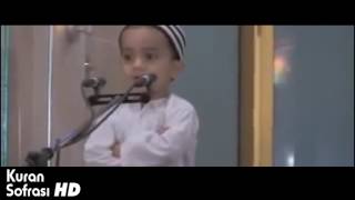 Surah Fatiha  3 year old kid reciting The Holy Quran beautiful voice [upl. by Akiras]