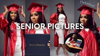 lets get ready for SENIOR pictures  GRWM  VLOG  hair makeup packing  more [upl. by Yeslehc]