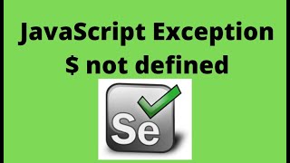 orgopenqaseleniumJavascriptException javascript error  is not defined in ashot library [upl. by Yla6]