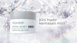 NEW Wardah Crystal Secret Day Cream Mini Pack [upl. by Ainirtac698]