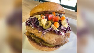 Jeff Mauro Updates Pork Sandwich He Made on Show 12 Yrs Ago [upl. by Trefor]