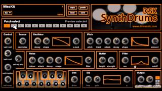 DSK SynthDrums  Free VST [upl. by Ackler726]