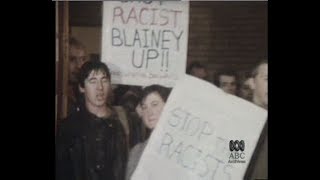 Geoffrey Blainey Targeted by Activists After Criticising Asian Immigration 1984 [upl. by Sharron]