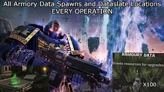 All Armory Data Spawn Locations Guide and Operations Dataslates l Warhammer 40k Space Marine 2 [upl. by Razal]