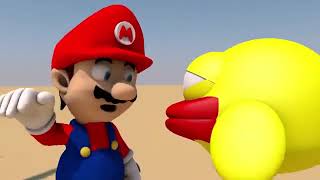 Flappy Bird meets mario 3D animation [upl. by Ajdan]