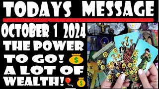 TODAYS MESSAGE FOR ALL OCTOBER 1 2024 ALL NEED TO👀🎈55⭐💞🎈⭐💞💰THE POWER TO GO⭐🎈A LOT OF WEALTH💰 [upl. by Adlihtam]