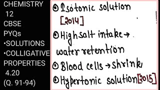 420 COLLIGATIVE PROPERTIES SOLUTIONS [upl. by Nadiya]