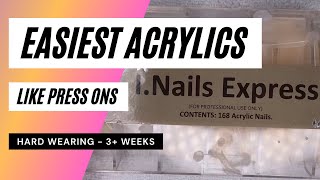 QUICKEST NAILS EVER INAILS EXPRESS NAILS  PART 1 [upl. by Aerua]