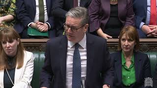 Keir Starmer tells Parliament sovereignty over Gibraltar is not to be negotiated [upl. by Maryanna]