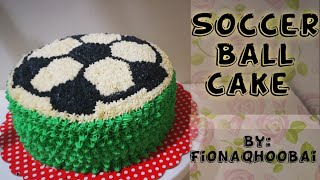 Decorating Soccer Ball Cake [upl. by Bodi]