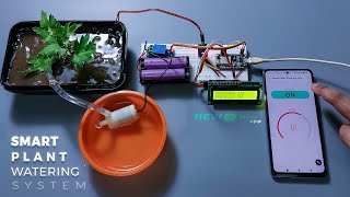 How To Make Smart Plant Watering System With ESP8266 NodeMCU amp New Blynk [upl. by Lauhsoj]