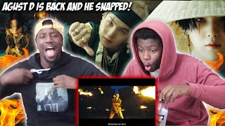 Agust D 대취타 MV  REACTION [upl. by Etteloiv]