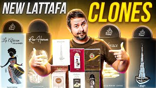 HUGE Haul Of New Lattafa Perfumes Clones  Cheap Fragrances That Smell Expensive [upl. by Avonasac]