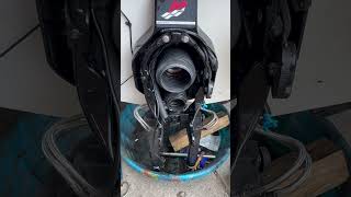 New ujoint and exhaust bellows with new water feed hose 01 bayliner alpha1 gen2boatlifefixanything [upl. by Anaira]