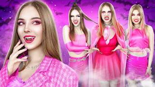 Mean Girls Became Vampires Makeover From Normal to Popular in Vampire’s School [upl. by Thetisa33]