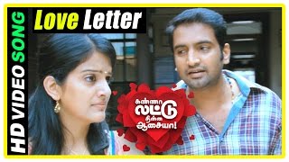 Kanna Laddu Thinna Aasaiya Scenes  Sethu Santhanam Powerstar propose Vishaka  Love Letter Song [upl. by Uthrop]