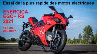 Energica EGO RS 2021 essai détaillé de la plus rapide et endurante moto électrique [upl. by Ballinger]