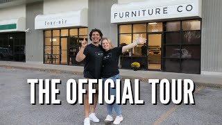 A Full Walkthrough Tour of our Furniture Flipping Brick amp Mortar Business [upl. by Alicec496]