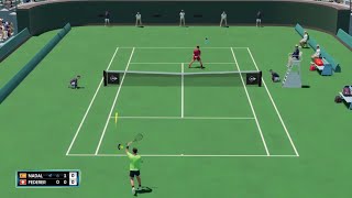 Tournoi Ao Tennis  Nadal Federer quart de finale difficulté grand chelem aotennis2 [upl. by Gizela417]