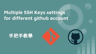 Multiple SSH Keys settings for different github account  手把手教學 [upl. by Blen]